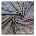 shiny fancy fabric blue polyester glitter fabric knit fabric for dress